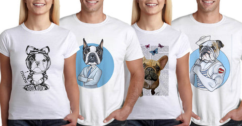Тениски за фенове на кучета