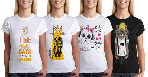 Тениски за фенове на котки