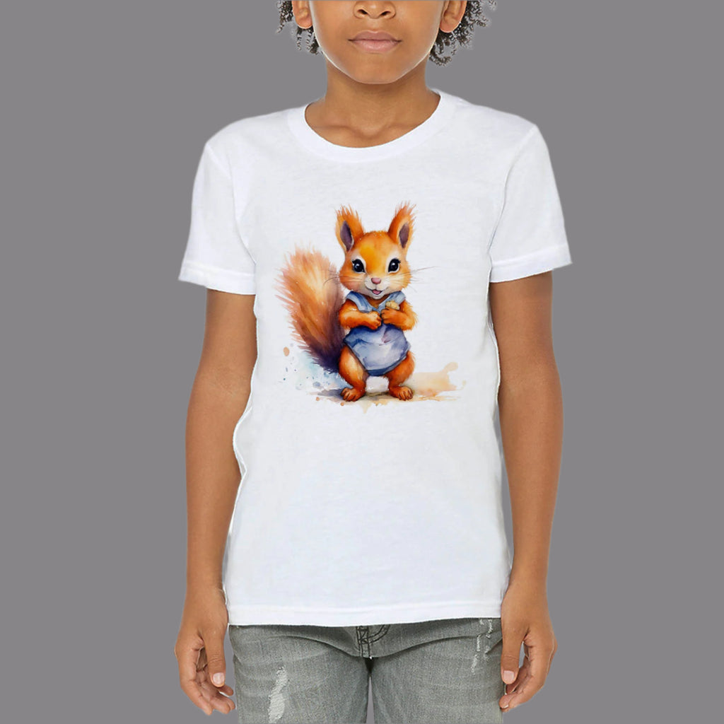 Тениски за момичета - сладка катерица