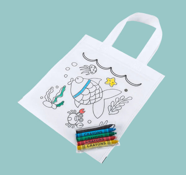 Детска чанта за оцветяване Морско дъно