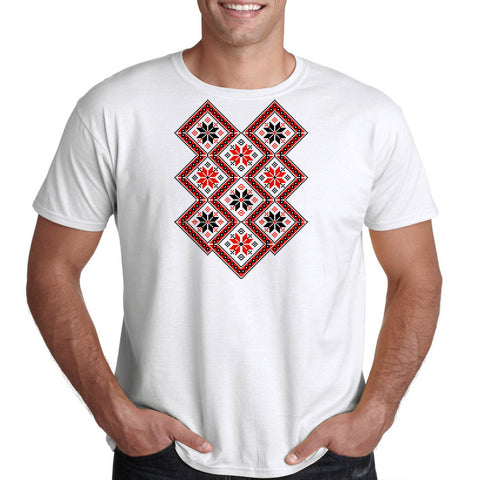 Тениски с български народни шевици ризи мъжки