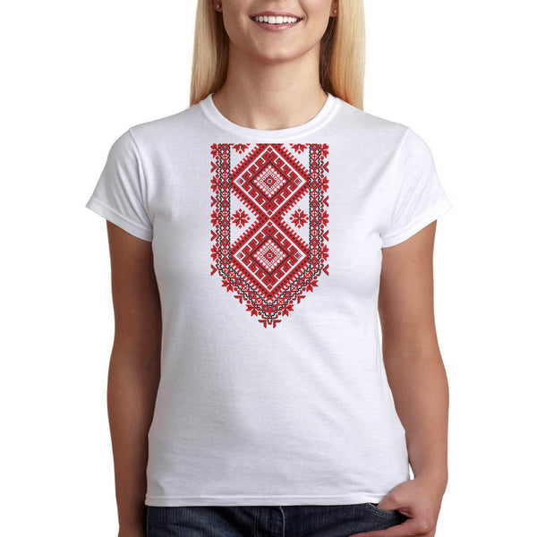 Тениски с народни шевици РИЗА С БЪЛГАРСКИ МОТИВИ И ШЕВИЦИ ДАМСКА