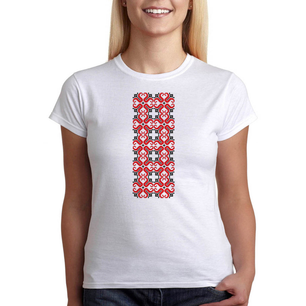 Тениски със славянски шевици и мотиви дамски