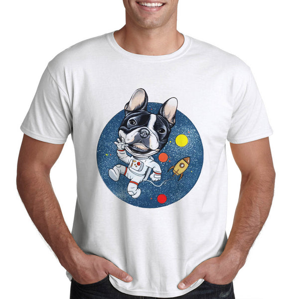 оригинален подарък за фен на кучета, тениска мъжка