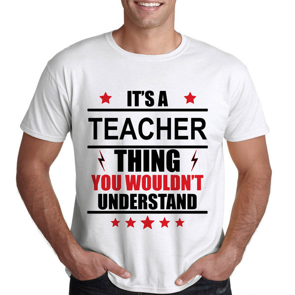 Само учител би разбрал - тениска за подарък за учител - Printo.bg