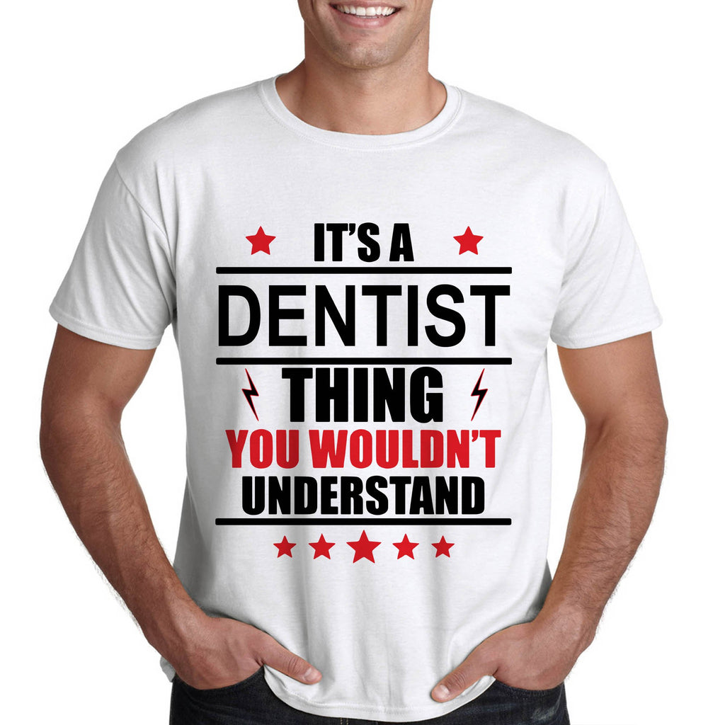 Само стоматолог би разбрал - тениска за подарък за зъболекар - Printo.bg