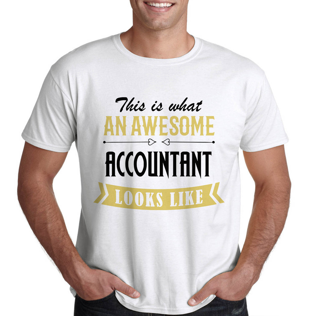 Тениски с професии - Подарък за счетоводител Така изглежда страхотния счетоводител