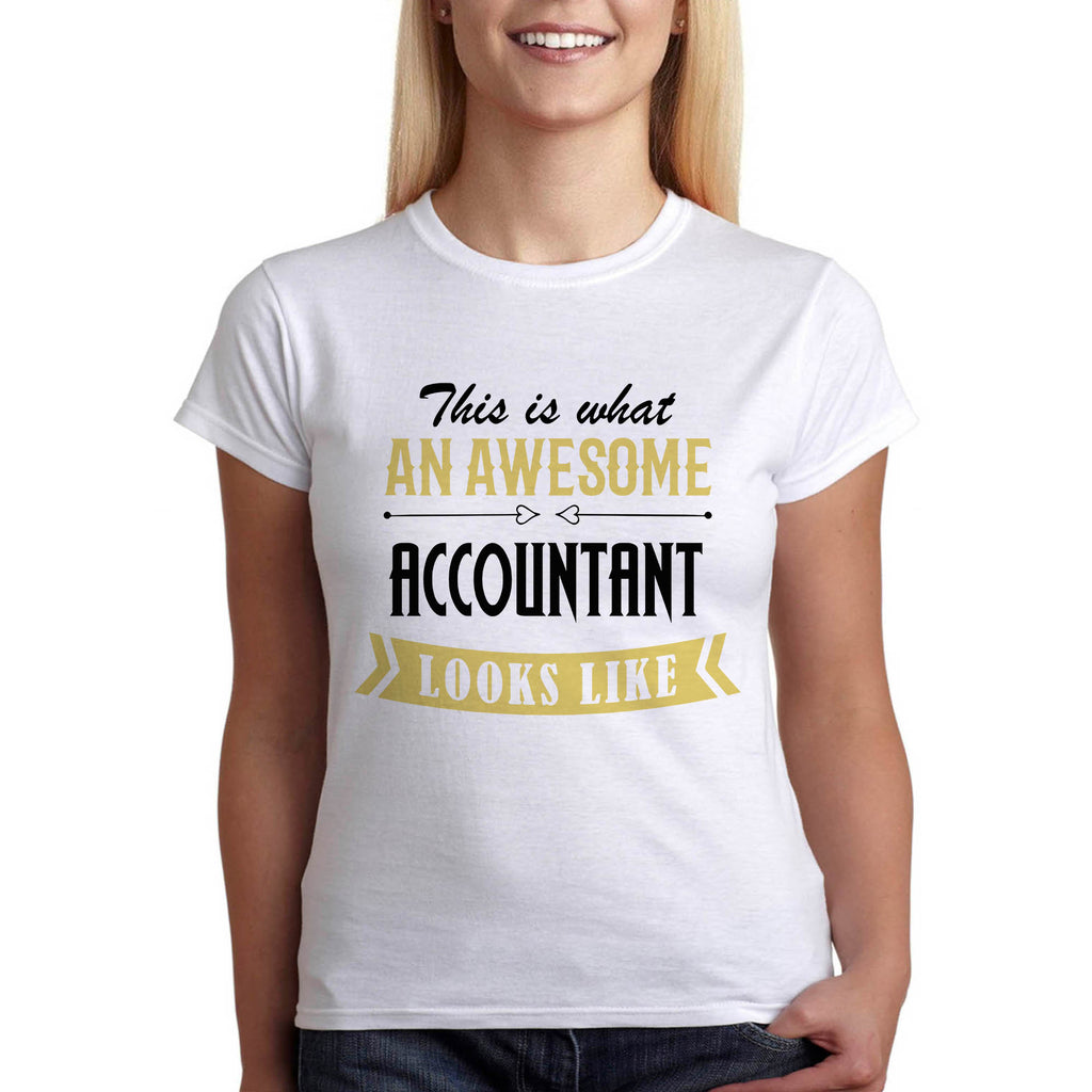 Тениски с професии - Подарък за счетоводител Така изглежда страхотния счетоводител