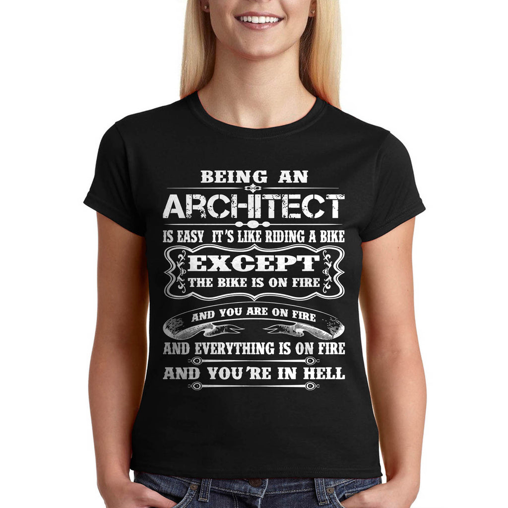 качествена тениска за архитектка