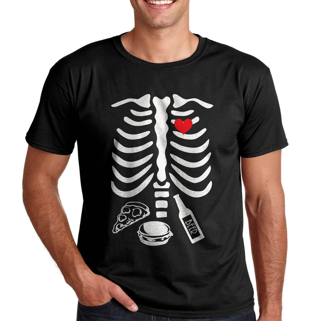 Тениска 100% памук - "Скелет" - Printo.bg