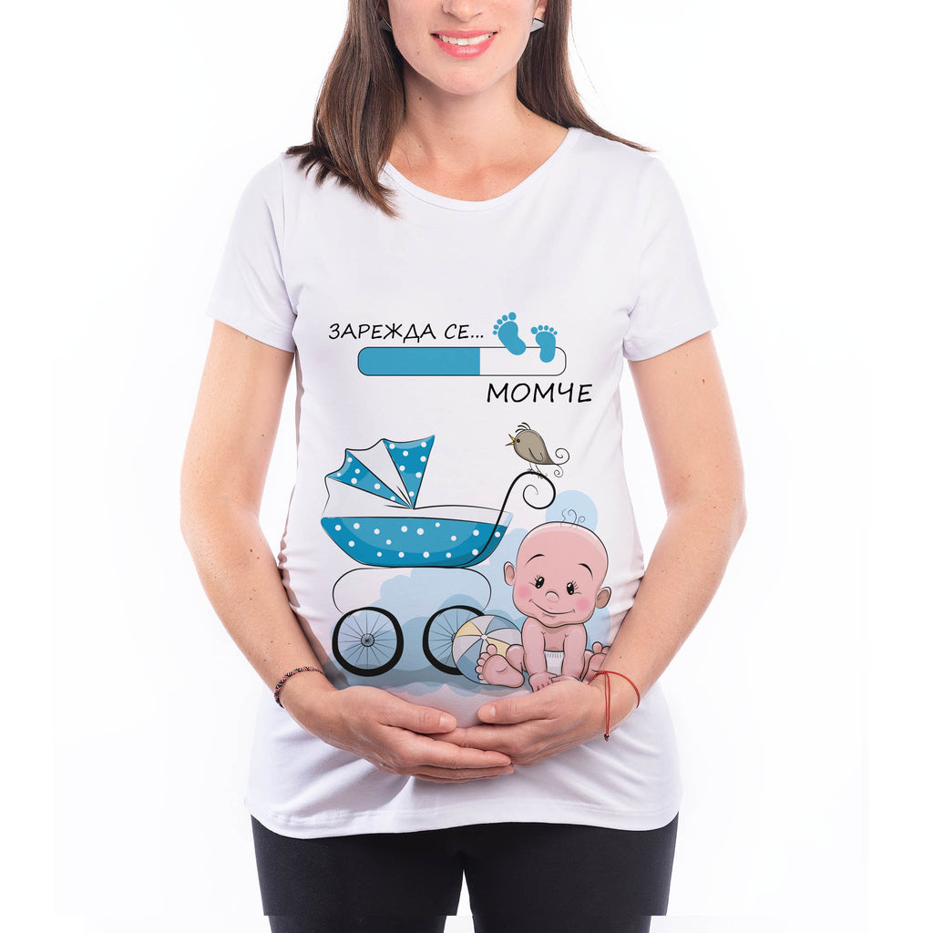 тениска за бременна блуза дрехи за бременни туника