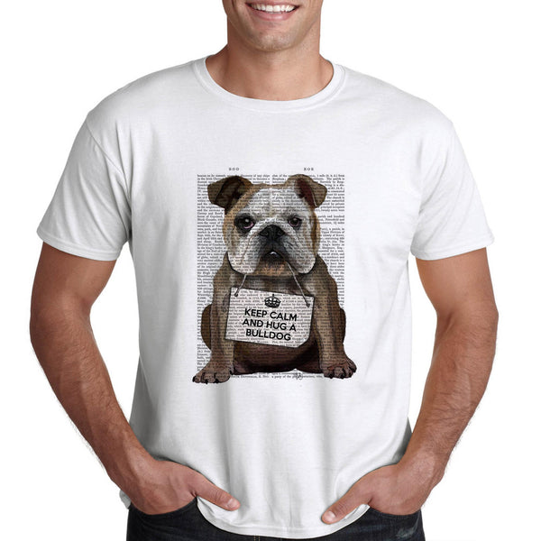 готина тениска за него мъжка БУЛДОГ