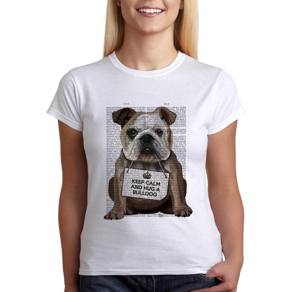 готина тениска за нея дамска БУЛДОГ