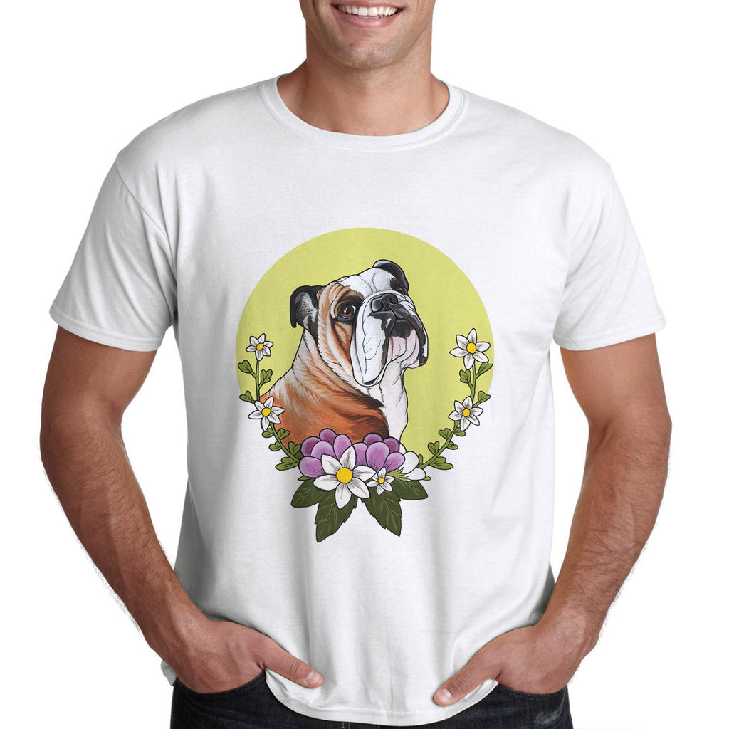 Тениска подарък с булдог - красиво и величествено куче