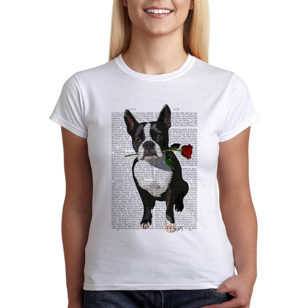 тениска подарък за фен на кучета босън териер