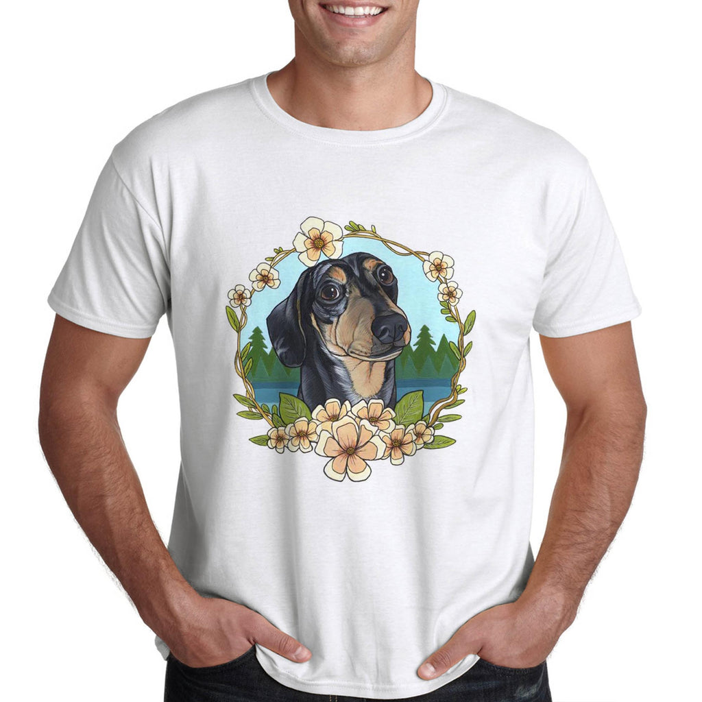 Обичам дакелите мъжка тениска подарък