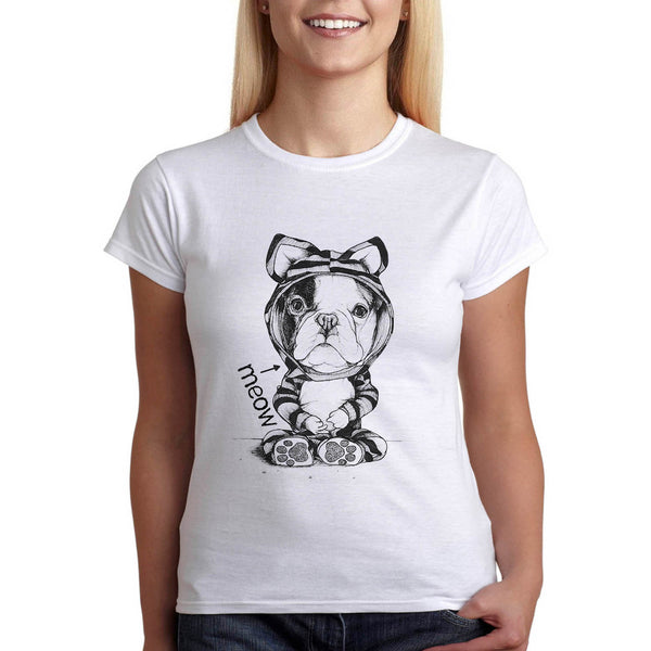 френчи под прикритие котка куче, тениски за фенове на кучета