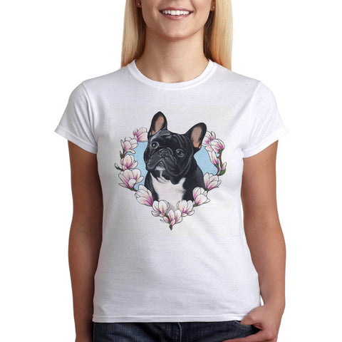 подарък за фен на кучета Обичам фенски булдог тениска