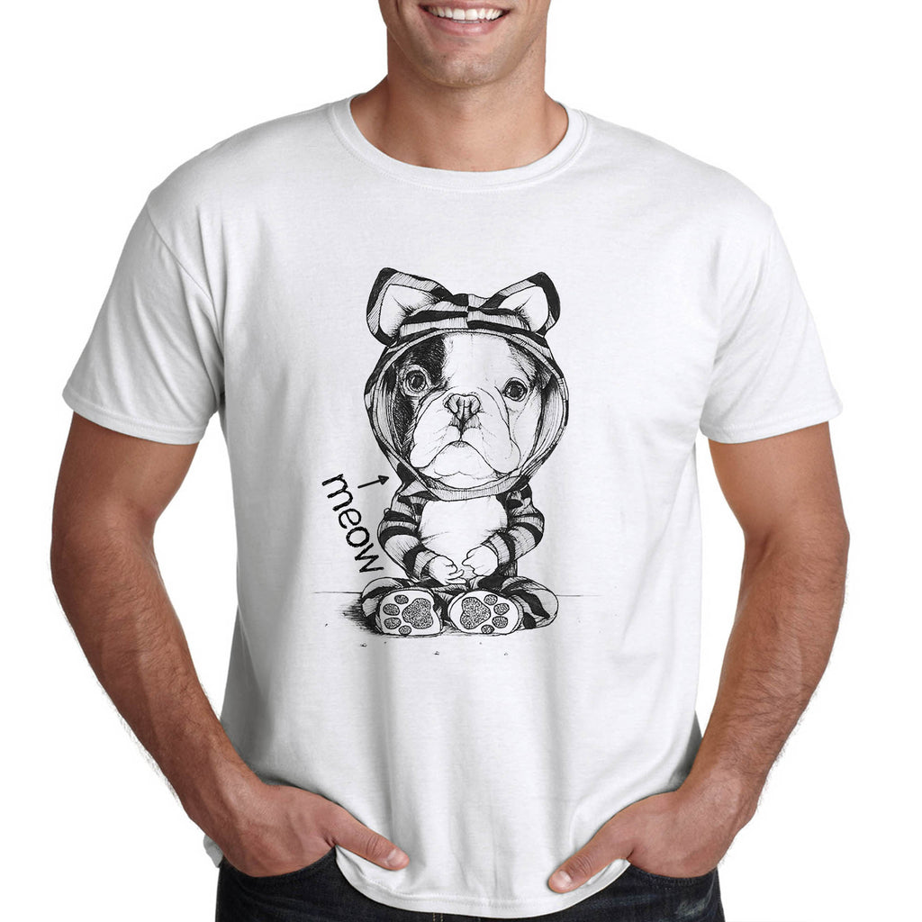 френски булдог под прикритие куче, тениска за фен на кучета
