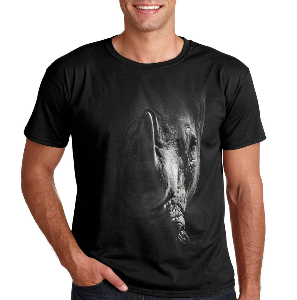 Дамска и мъжка тениска Носорог модерни тениски 3D щампи