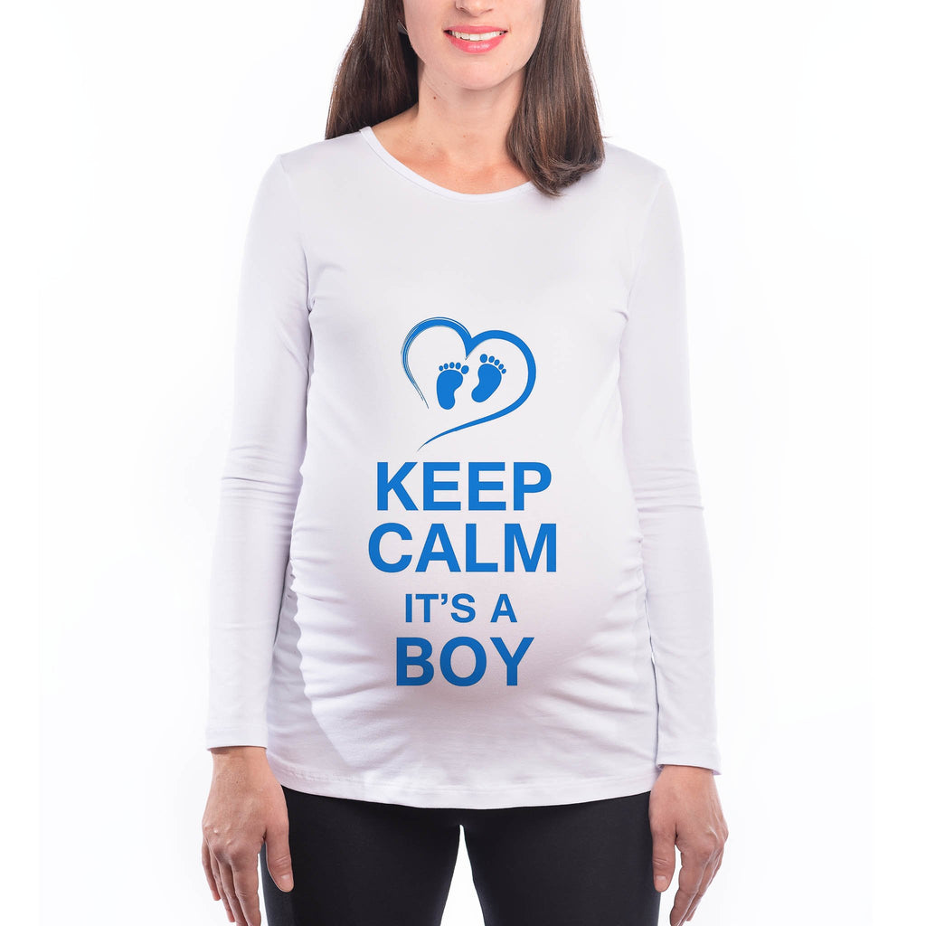Дрехи за бременни - Уникален подарък за бременна "It's a boy"