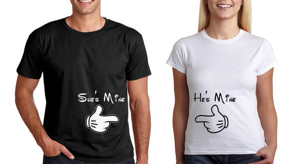 Тениски за Двама св Валентин Подарък за Двойки "Mickey and Minnie"
