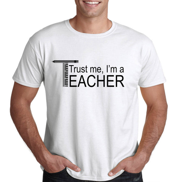 Повярвай ми аз съм учител - тениска за учител - Printo.bg