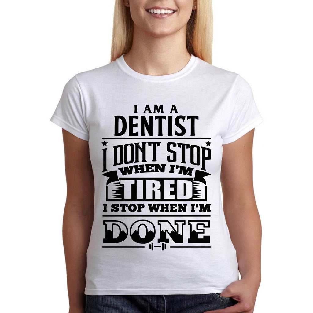 главен СТОМАТОЛОГ забавна тениска