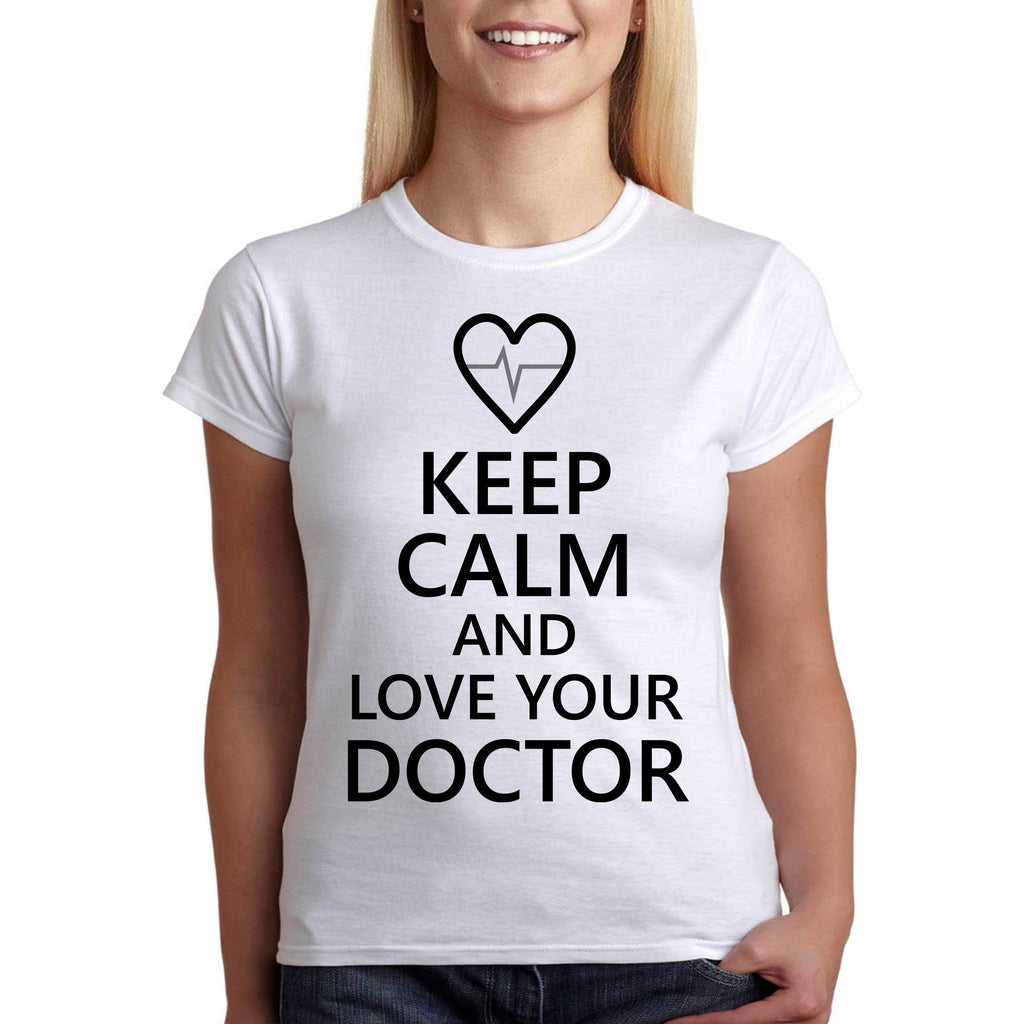 Keep Calm подарък тениска за доктор - Printo.bg