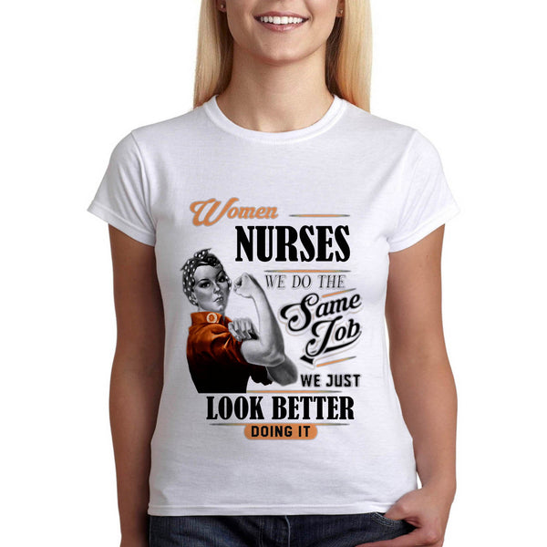 Тениска за жена с професия медицинска сестра - Тениска за медицинска сестра