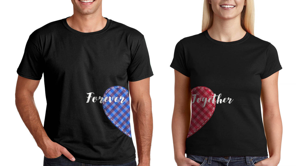 Тениски за Двaма Подарък за св Валентин Комплект "Forever Together"