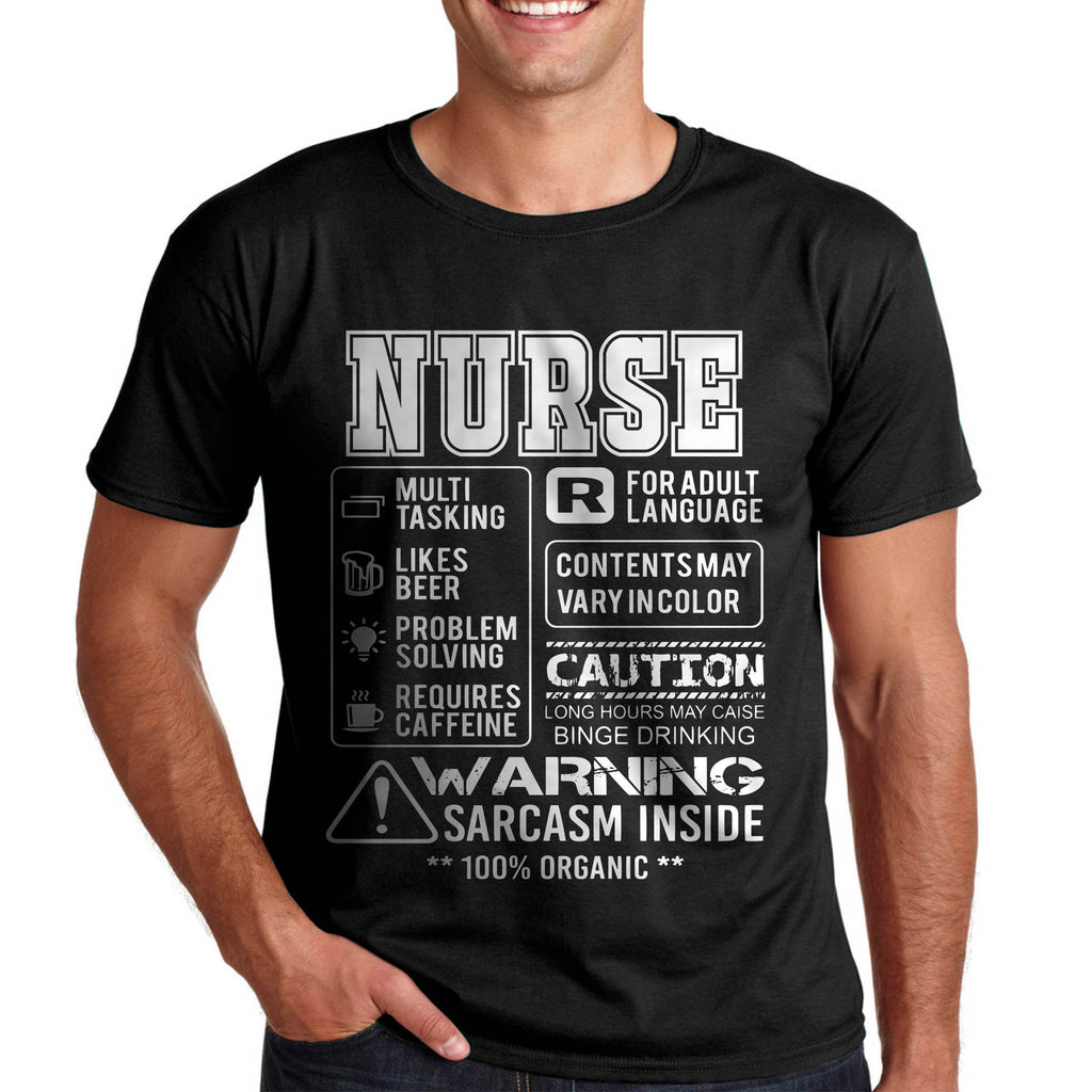 Забавна тениска за професия медицинска сестра - Подарък за медицинска сестра - Тениска с щампа