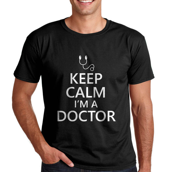 Keep Calm - тениска подарък за лекар
