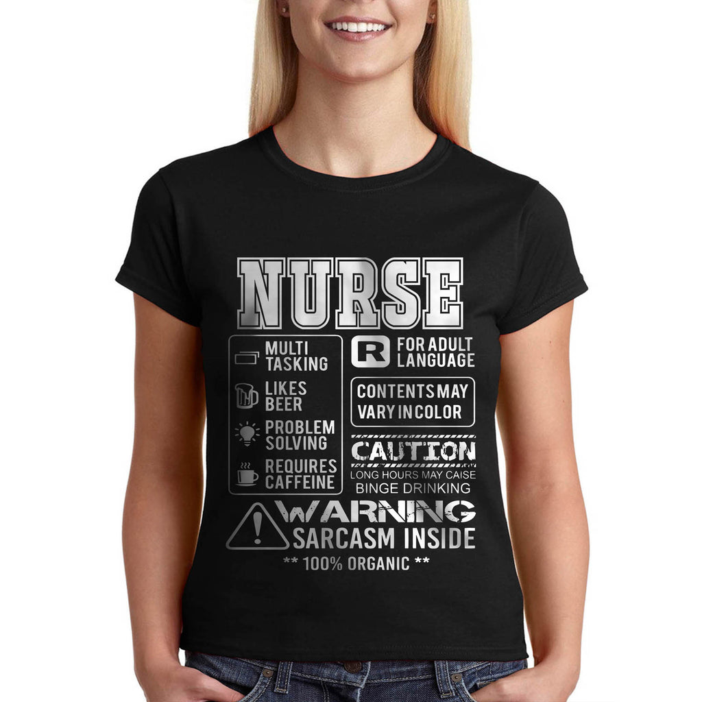 Забавна тениска за професия медицинска сестра - Подарък за медицинска сестра - Тениска с щампа