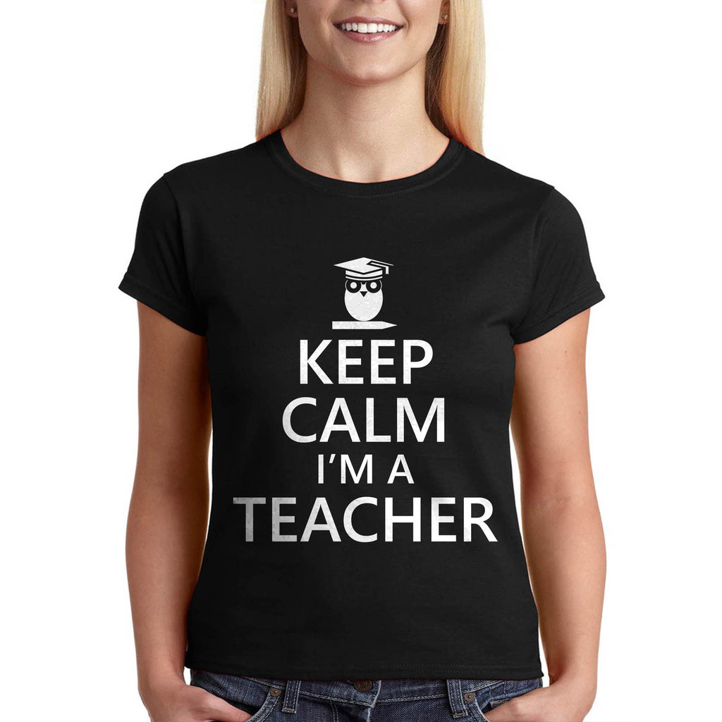 Keep Calm - тениска подарък за учител