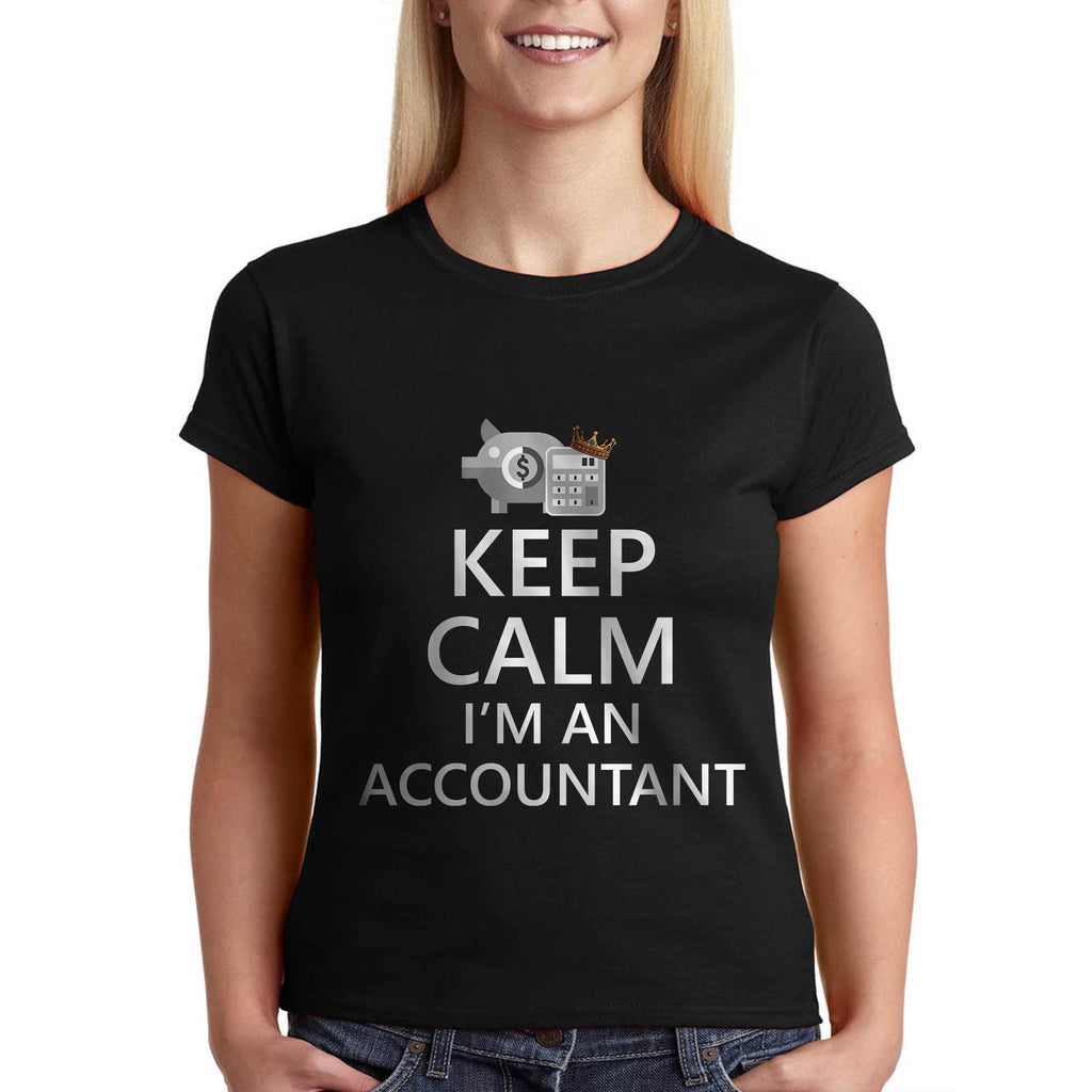 Тениска за Счетоводител - Keep Calm - Подарък за счетоводител