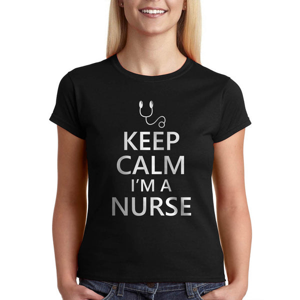 Тениска за медицинска сестра - Keep Calm - Подарък за медицинска сестра