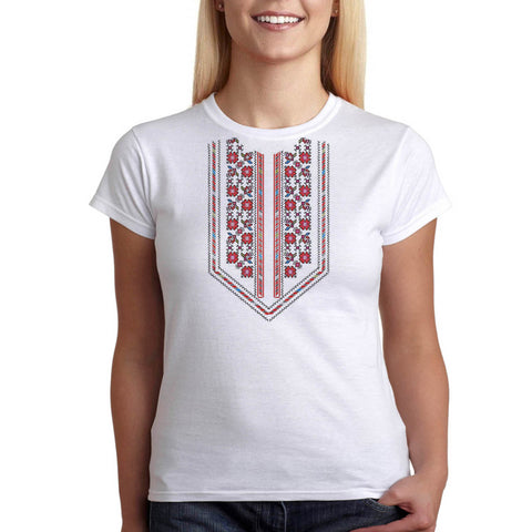 Тениски с български мотиви и шевици, дамска тениска