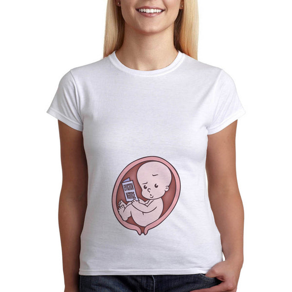 Забавни Дрехи Тениски Туники за Бременни Подарък за бременна