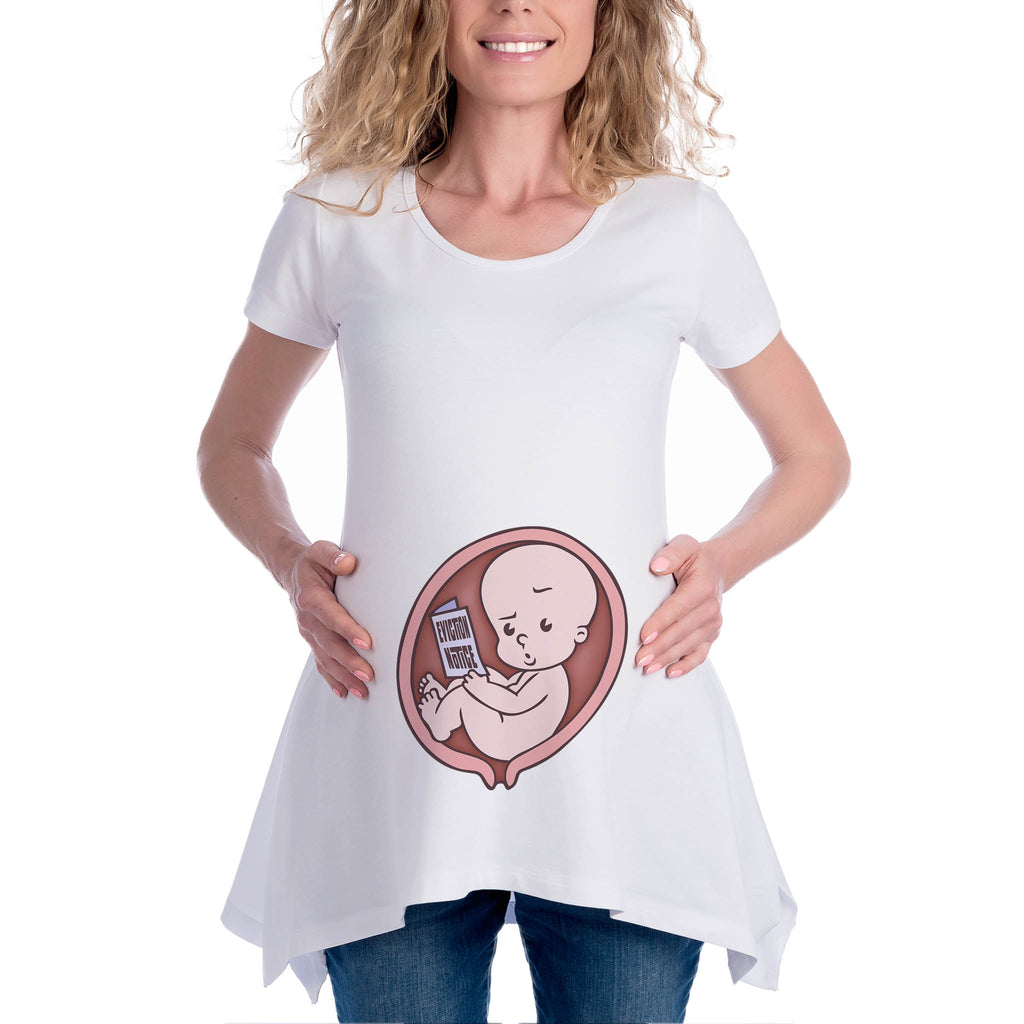 Забавни Дрехи Тениски Туники за Бременни Подарък за бременна