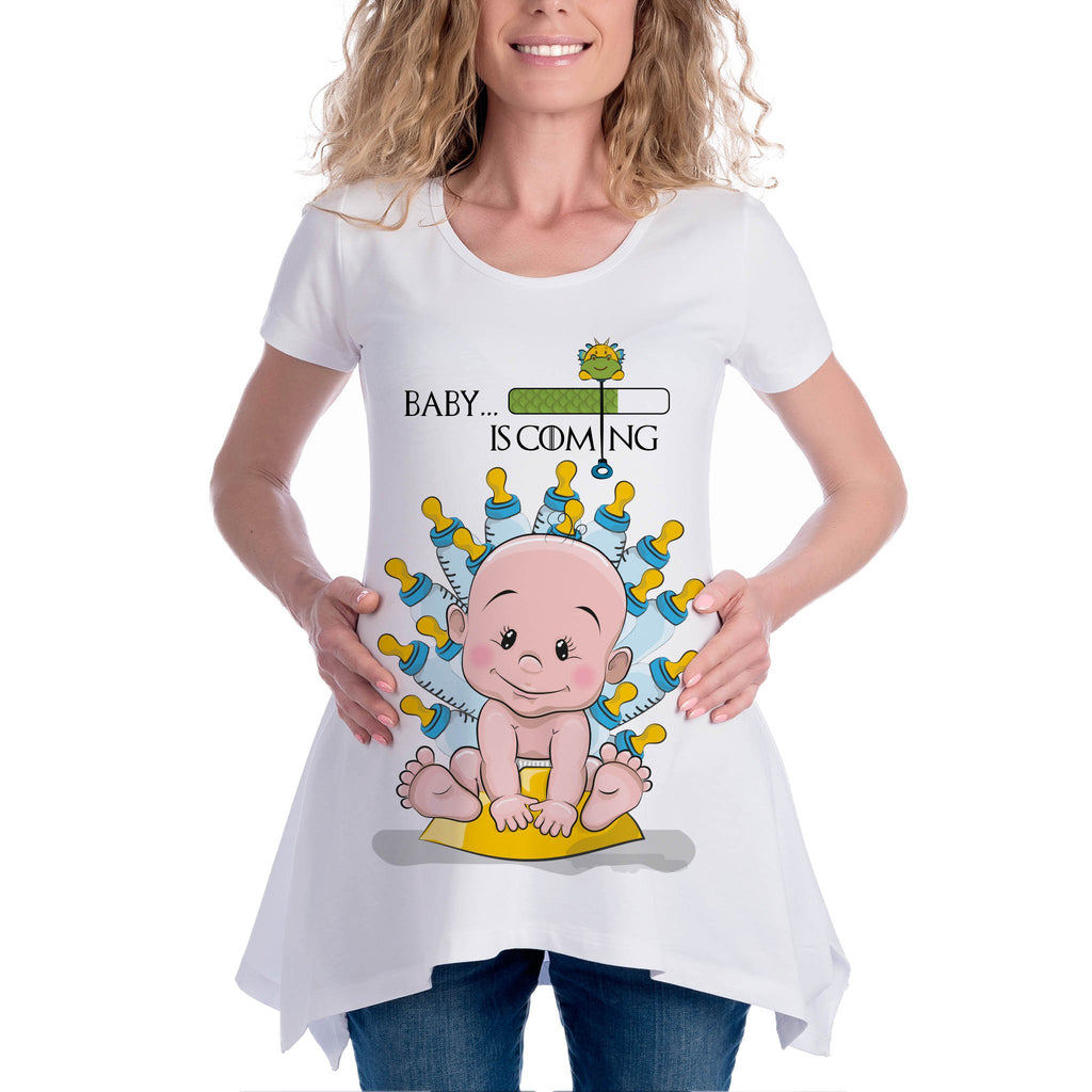 Тениска за Бременни "Игра на тронове" Дрехи за бременни - Printo.bg