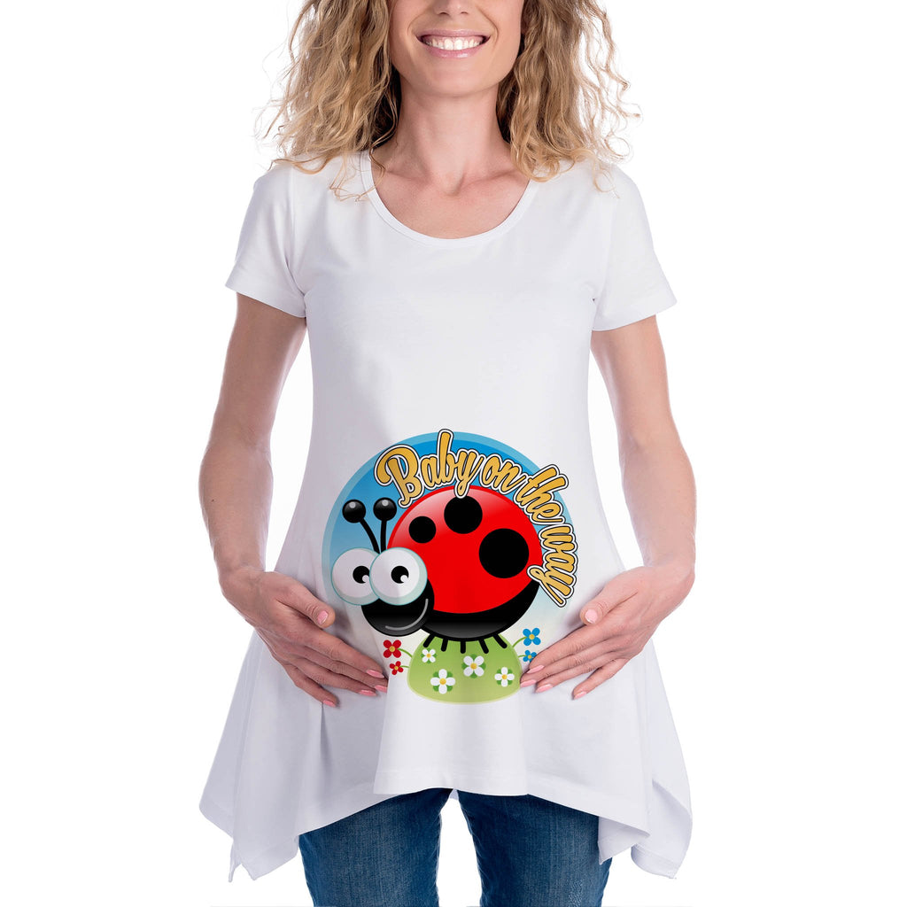 Туника за Бременни  "Baby On The Way" Дрехи за Бременна Подарък - Printo.bg