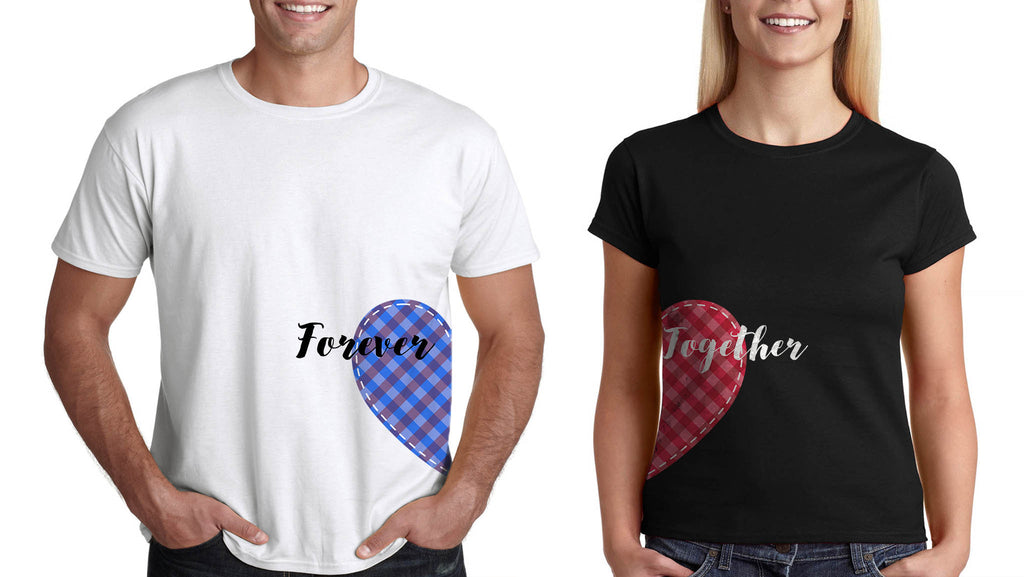 Тениски за Двaма Подарък за св Валентин Комплект "Forever Together"